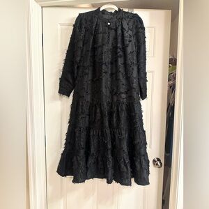 DJ Black Textured Dress